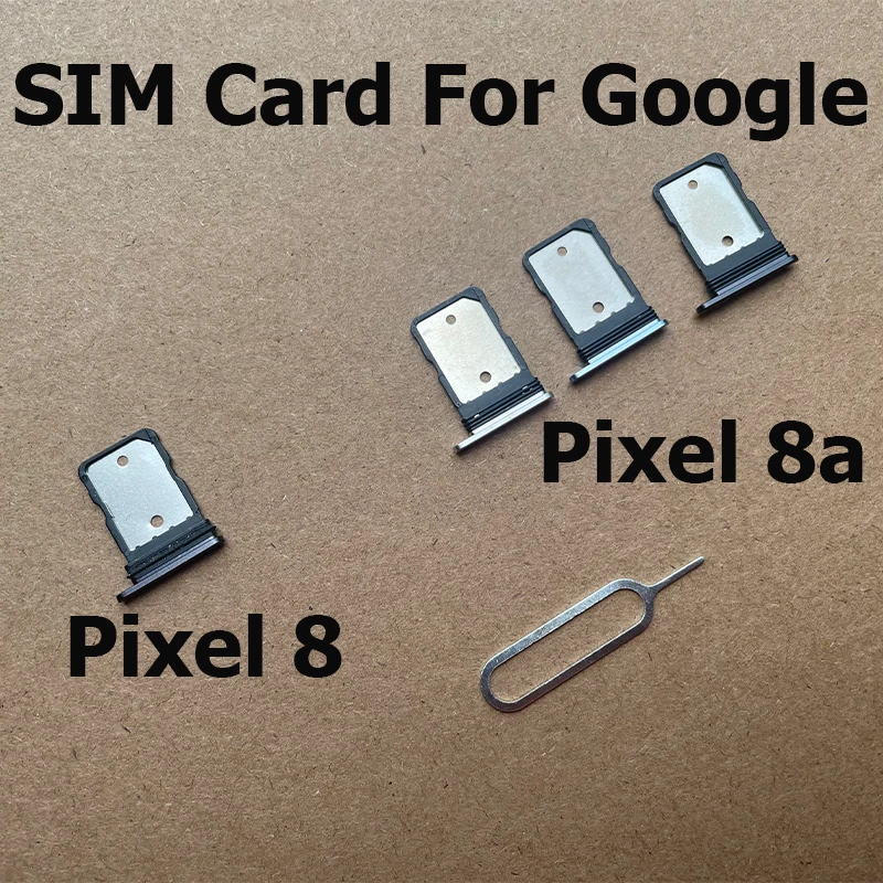 

Sim Card Tray Slot Holder Socket Adapter Connector For Google Pixel 8 8a Pro Repair Parts Replacement