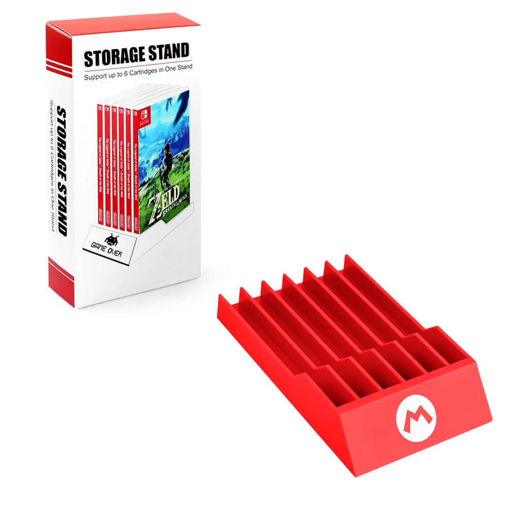 For Nintendo Switch OLED Game Card Box Storage Stand Holder for