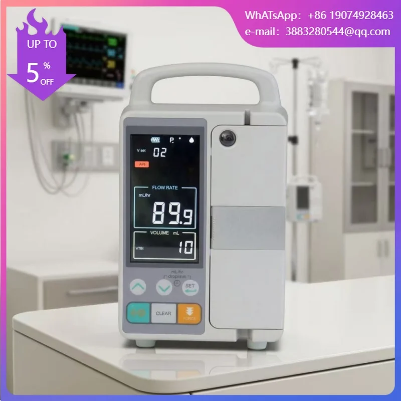 Rugged Animal Infusion Pump Portable Vet Pump For Field Clinic Applications Veterinary Infusion Pump