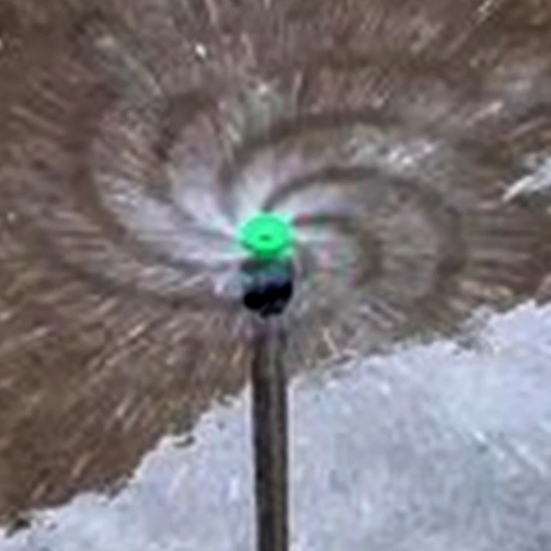 5 pçs 360 graus de rotação bocal rega 1/2 "rosca macho rotação automática sprinkler jardim gramado flor irrigação vegetal