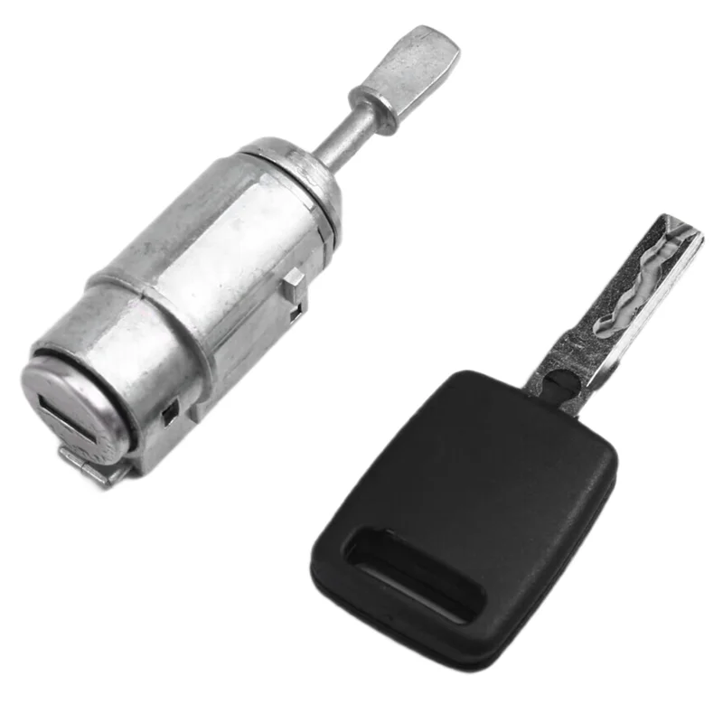 مجموعة برميل قفل الباب الأيسر للسيارة مع مفاتيح قفل باب السيارة اسطوانة Foraudi A6 1999-2010