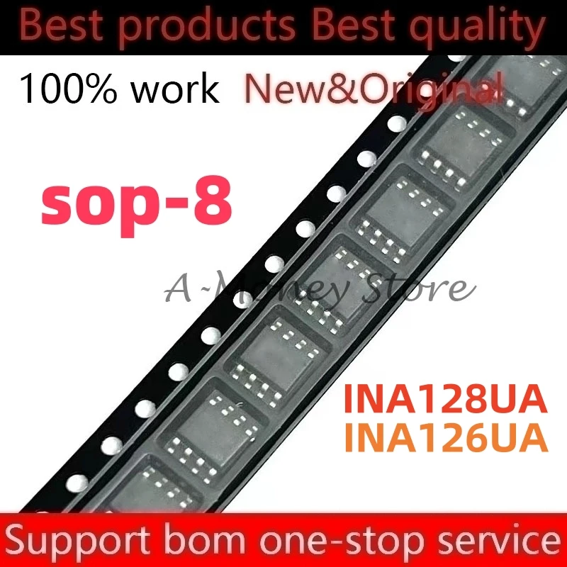 

(5pcs)INA128UA INA128 128U 128UA INA126UA INA126 126U 126UA sop-8