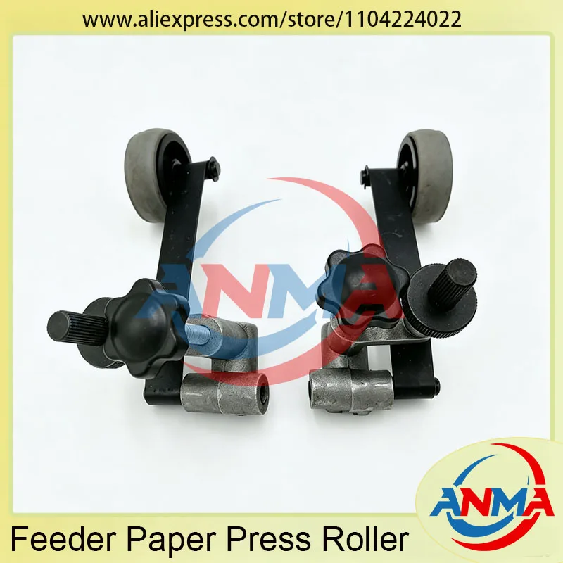 For Komori L426 L428 Feeder Pressure Wheel Assembly Shaft Hole Clamping Diameter 12mm