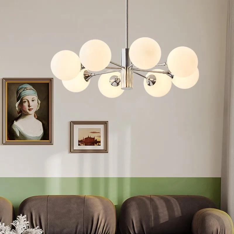 French Living Room Pendant Light Retro Minimalist Study Room Dining Room Lighting Nordic Creative Bedroom Light Pendant Light