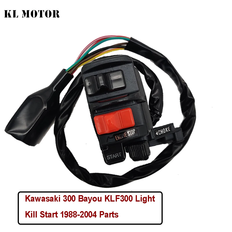 

L/H Switch For Kawasaki 300 Bayou KLF300 Light Kill Start 1988-2004 Parts