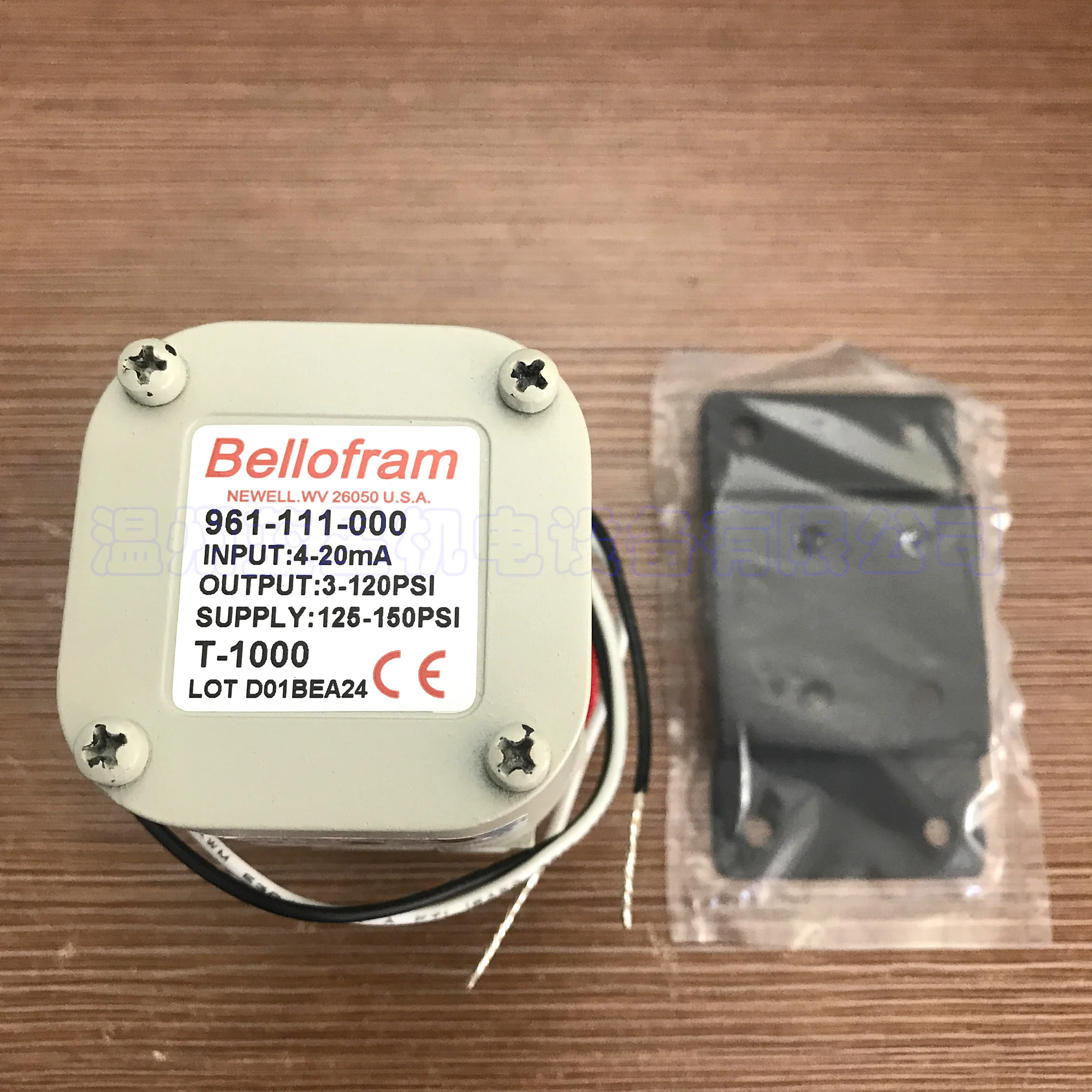 

MARSH BELLOFRAM Type 1000 Transducer 961-111-000 4-20MA