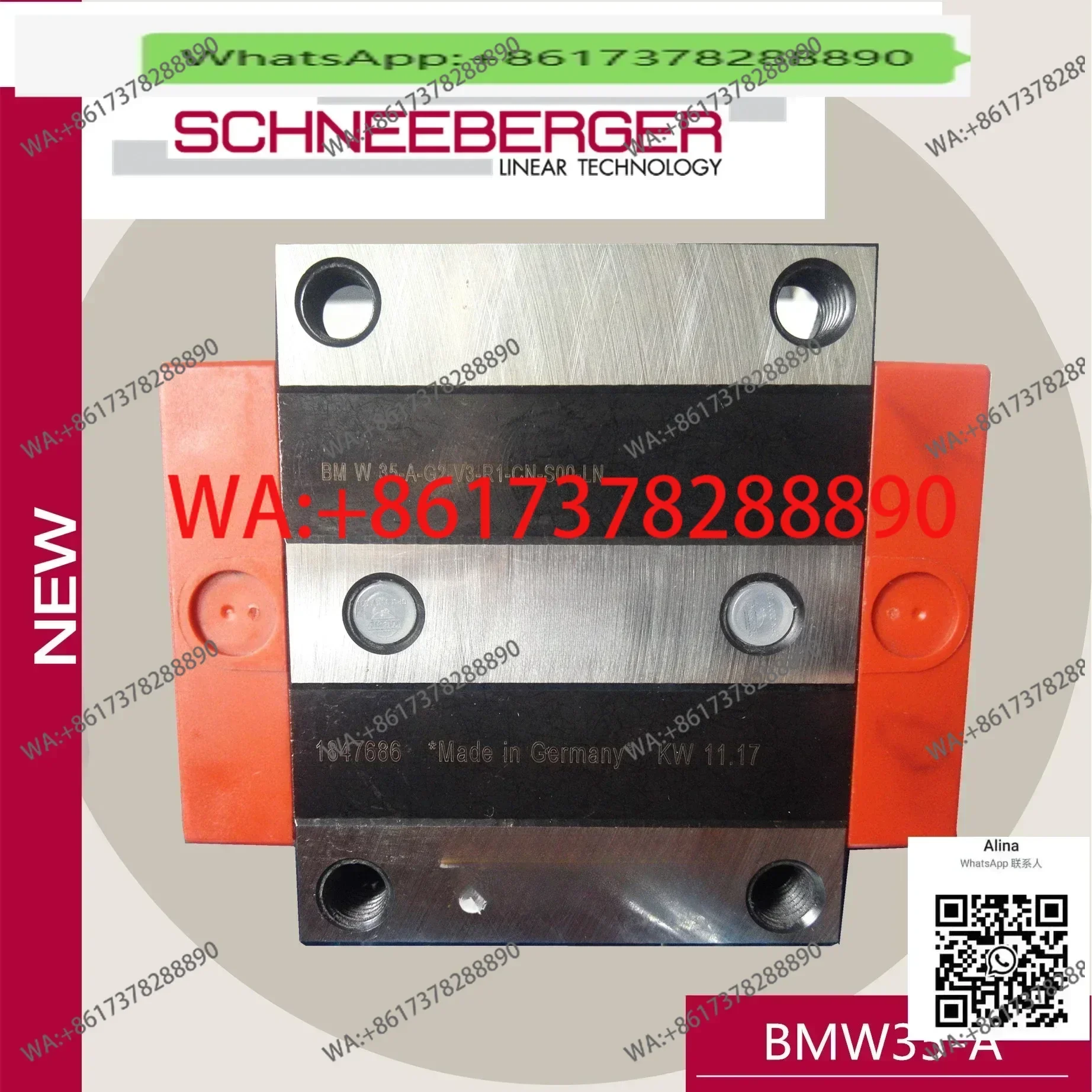 Schneeberger  slider  BMA15 20 25 30 35 45G0 G1 G2 G3  V1 V2 V3