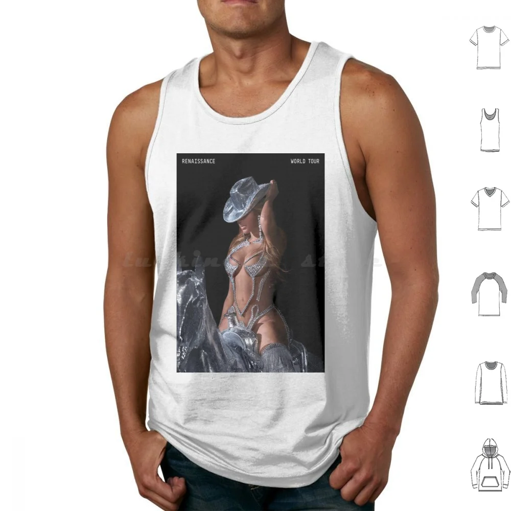 Renaissance World Tour Tank Tops Vest Sleeveless Beyoncé Music Viral Renaissance Superstar