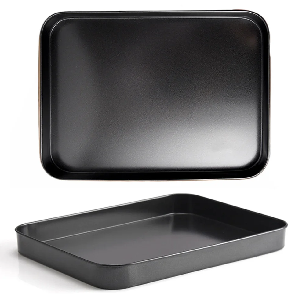 

10Inch Tray Non-Stick Carbon Steel Oven Safe Dishwasher Safe Baking Pan For Bread Pizza Pancakes Bakeware Baking Molds