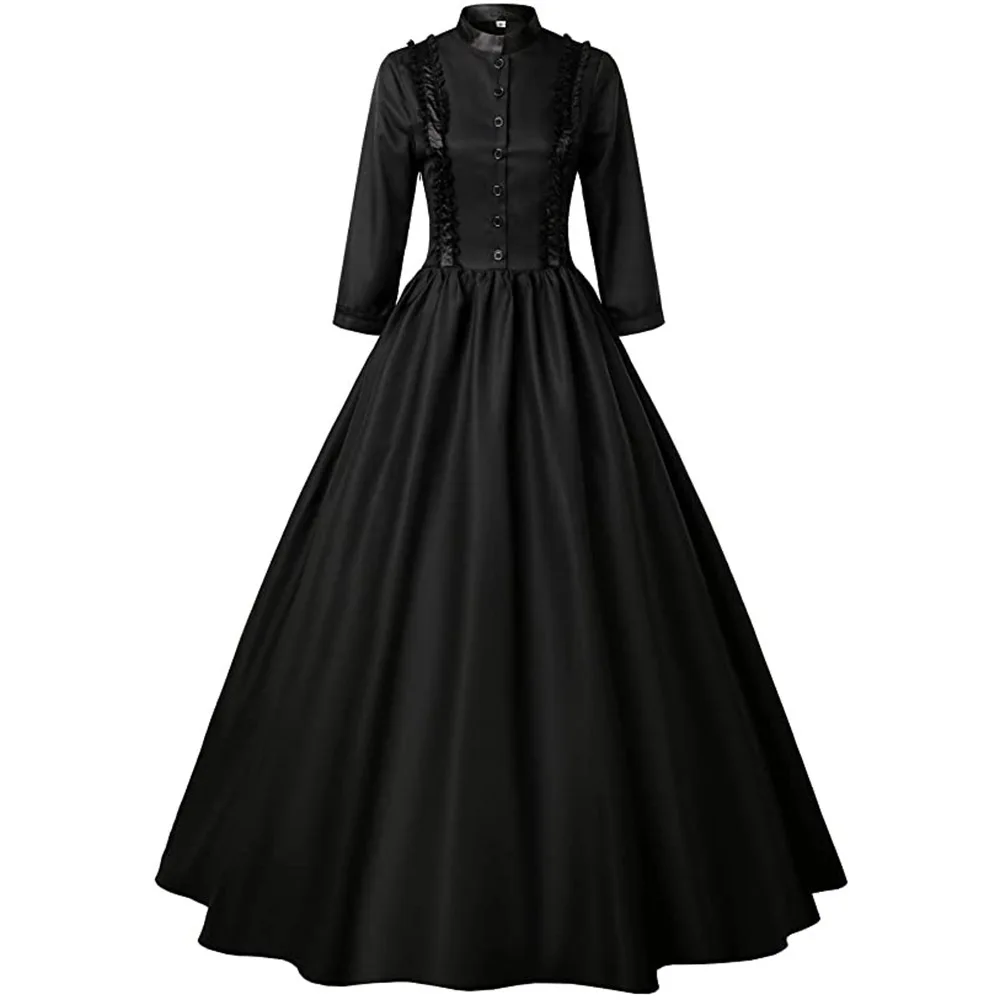 

Gothic Sle Queen Masquerade Ball Gown for Women New Arrival Cross-Border Victorian Era Ladies' Dr Stage Costume