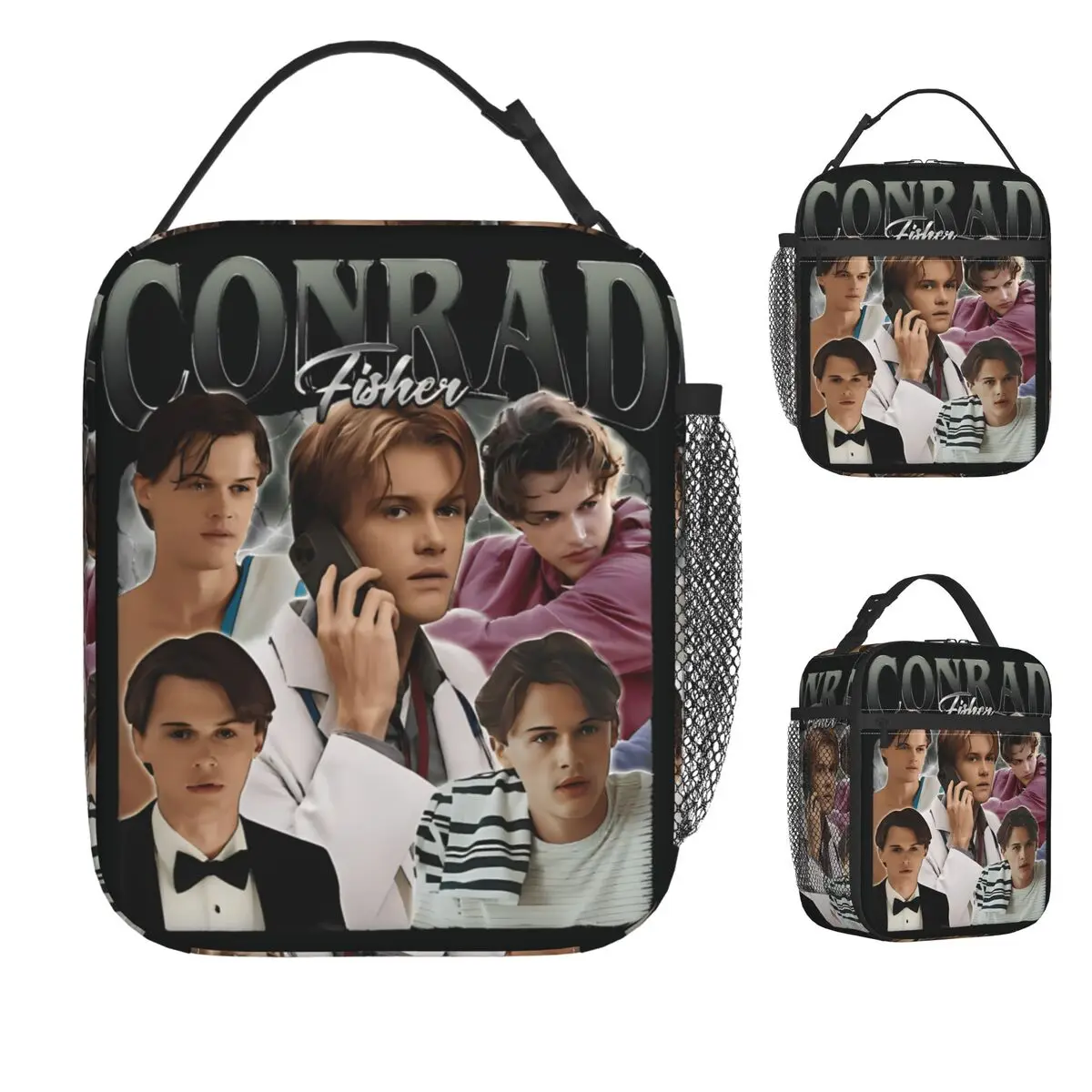 

Team Conrad Fisher The Summer I Turned Pretty Lunch Bag Picnic Lunch Box For Child Print Tote Food Bags Waterproof Cooler Bag