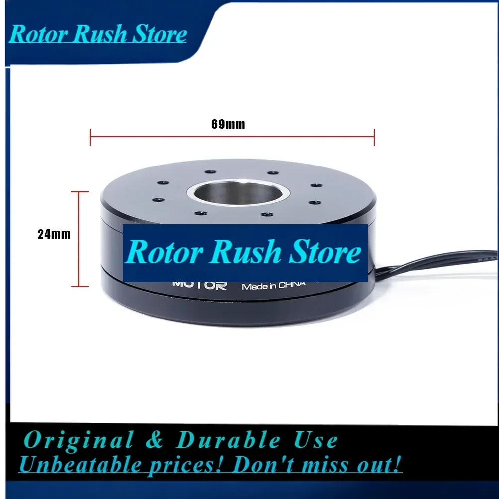 RoRuSiPower 3.5KG DSLR Stabilizer Gimbal Brushless Motor GBM6208H-150T Hollow Shaft GM6208 6208 For CANON 5D MARKII,MARKIII Came