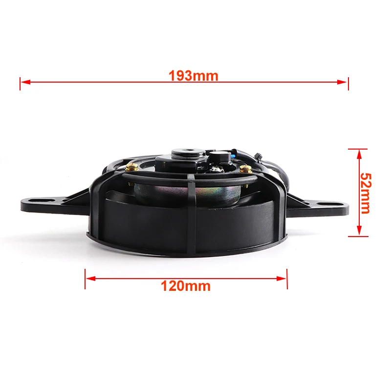 Engine Parts Motorcycle Accessories Radiator Fan Cooling Fans Dirt Bike 50-250cc Oil Cooler ATV Motocross 12V Enduro Electrofan