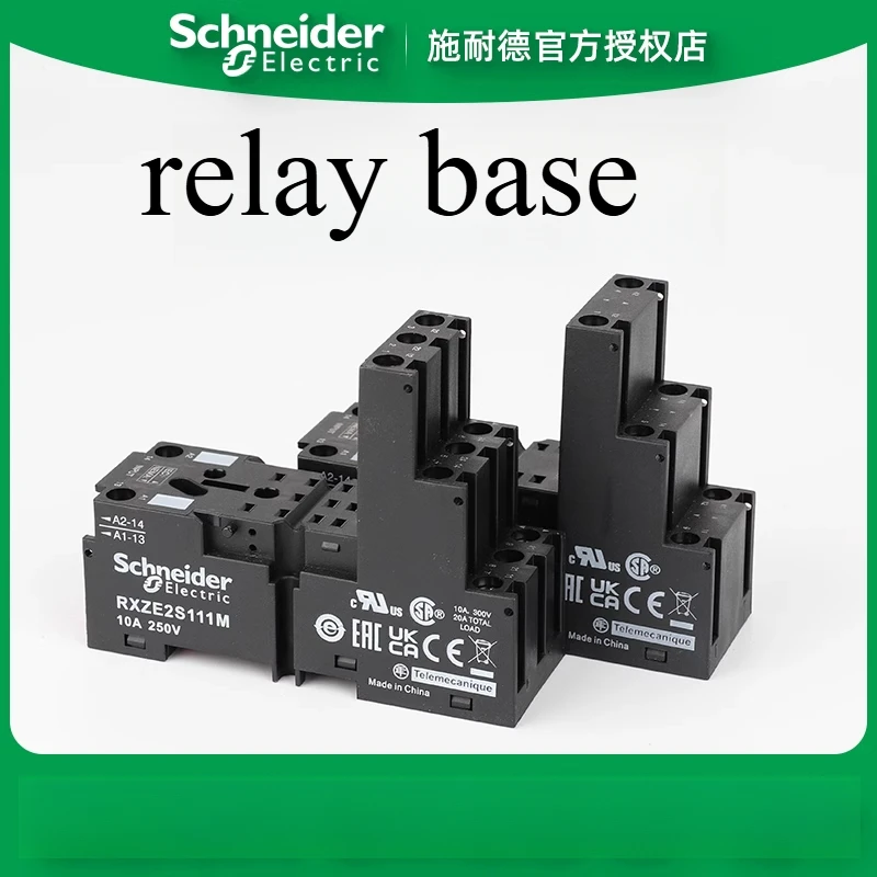 

Schneider Electric RXZE2M114 RXZE2M114M RXZE2S108M RXZE2S111M RXZE2S114M Relay Separate Hybrid Base