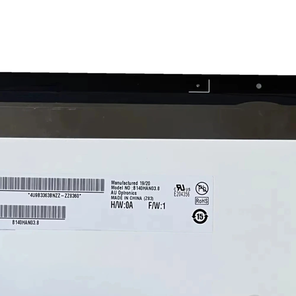 

B140HAN03.8 14.0inch LCD Screen Assembly for ASUS ZenBook 3 Deluxe UX490UA UX490 UX490U 1920×1080