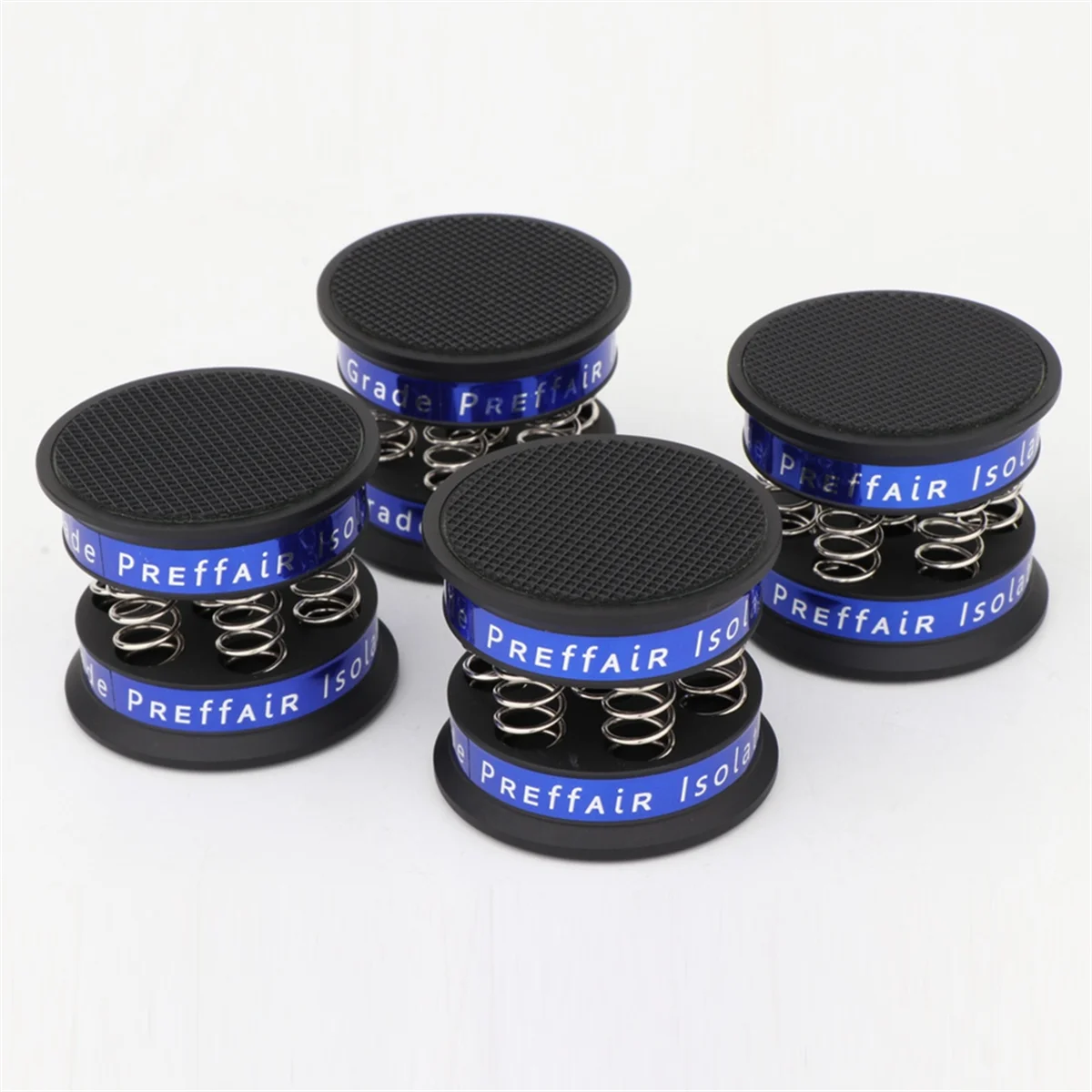 4Pcs Amplifier Shock Spring Damping Pad HIFI Stand Feet Speaker Audio CD Amplifier Foot Pad Black