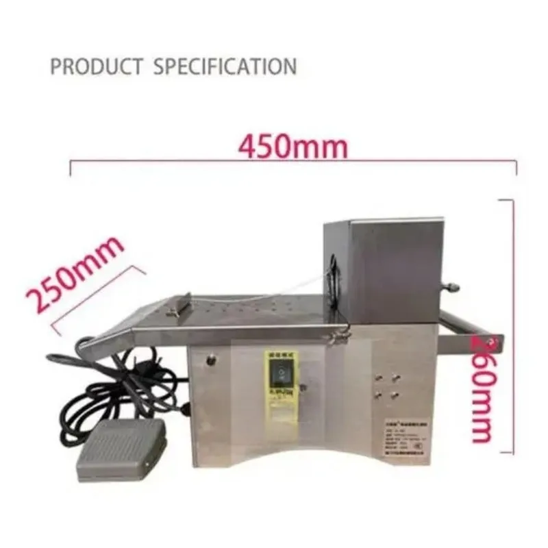 Stainless Steel Sausage Tying Machine Electric Hot Dog Sausage Knotting Machine 220V 110V with Pedal Control Auto 45mm