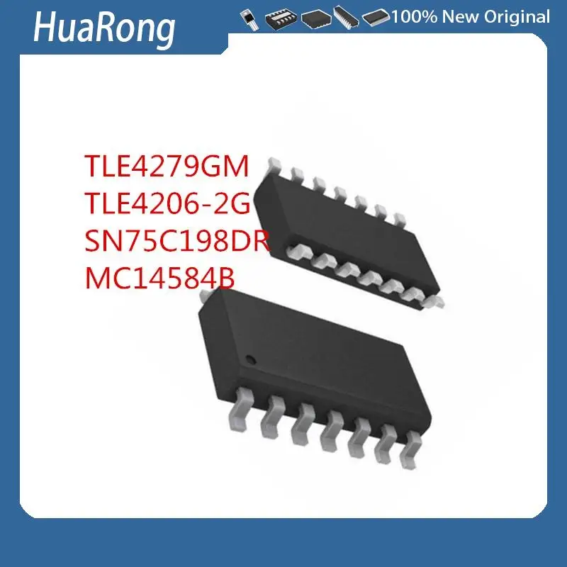 

5PCS/LOT TLE4279GM TLE4279 GM TLE4206-2G TLE4206G SN75C198DR SN75C198 MC14584B SOP14