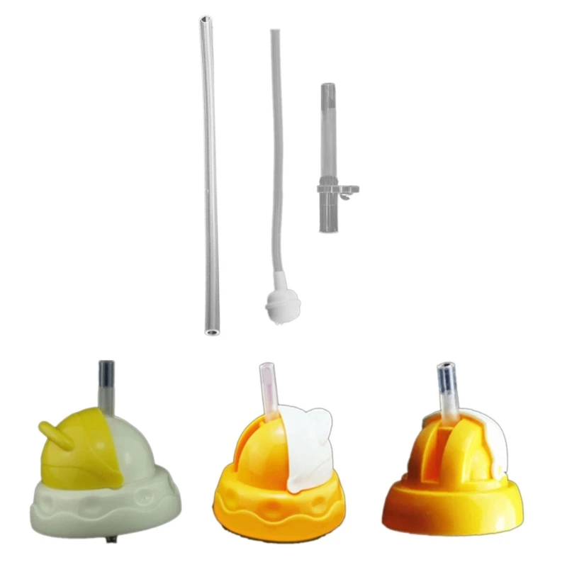 Reusables Toddlers Straws Nozzles Easy to Clean & Use Drinking Straws Adapters Simple Installation for Water Bottles