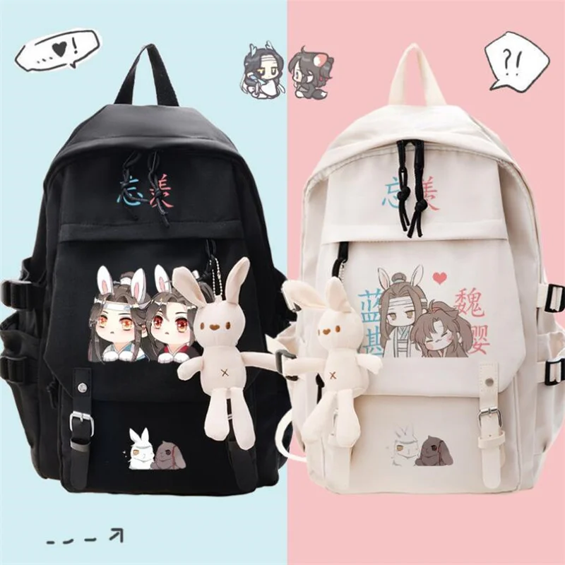 

Mo Dao Zu Shi Backpacks Teenarges Schoolbag Wei Wu Xian Cartoon Men Women Causal Shoulder Laptop Travel Bags Outdoor Mochila