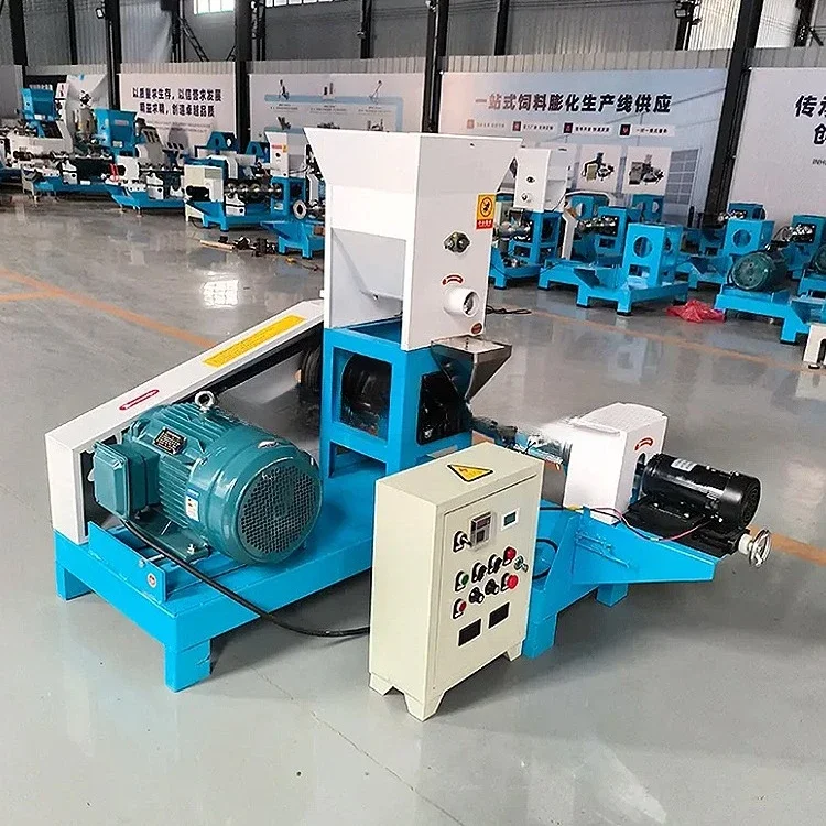 Floating Fish/Pet Food Extruder-Fully Automatic Feed Processing Machine for Dog/Fish Aquaculture Pellet(Customized)