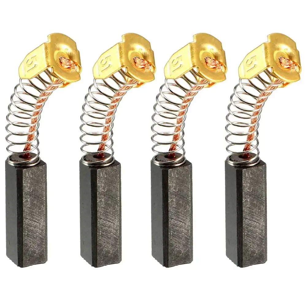 4PCS Carbon Brushes FOR Circular Saws Miter Saws Electric Hammer Drills Vacuum Cleaners Motorcycles Circular Saws Fan Motors