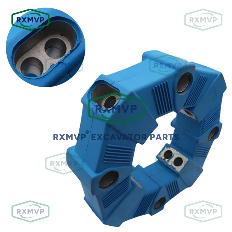 High Quality Product Blue Flexible Shaft Coupling 250 Coupling Fitting Rubber Coupling For Excavator