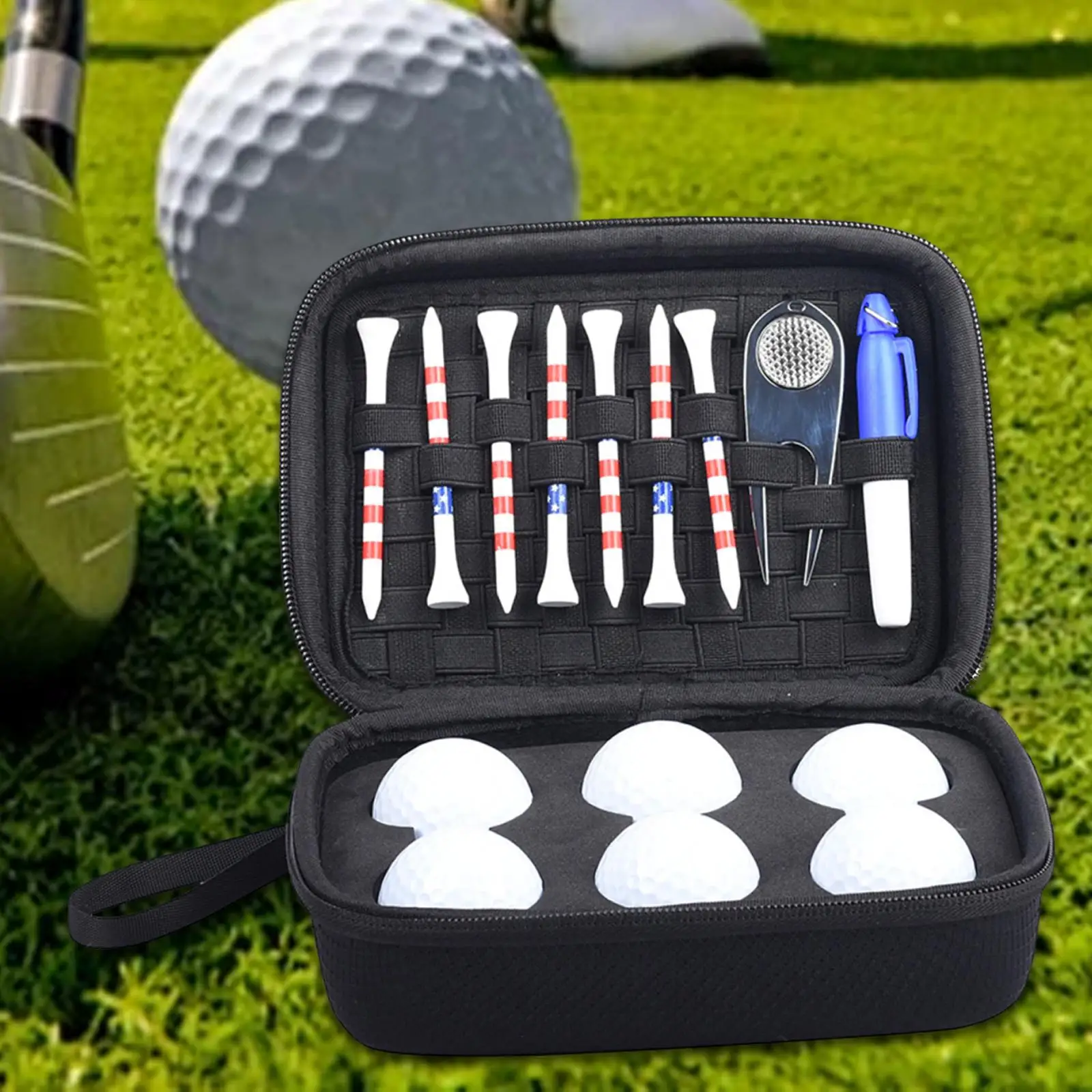 Golf Accessory Case Golf Tool Bag Carry Pouch Holder Container Organizer Women Men Portable Golf Multifunction Bag Golf Bag
