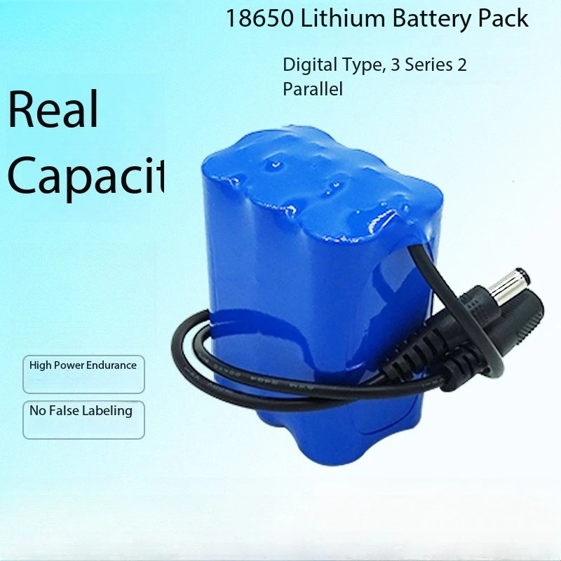 Energy Storage 18650 Round Injection Battery 12V High Power Lithium Battery For LED Light Bluetooth Speaker Toy Equipment