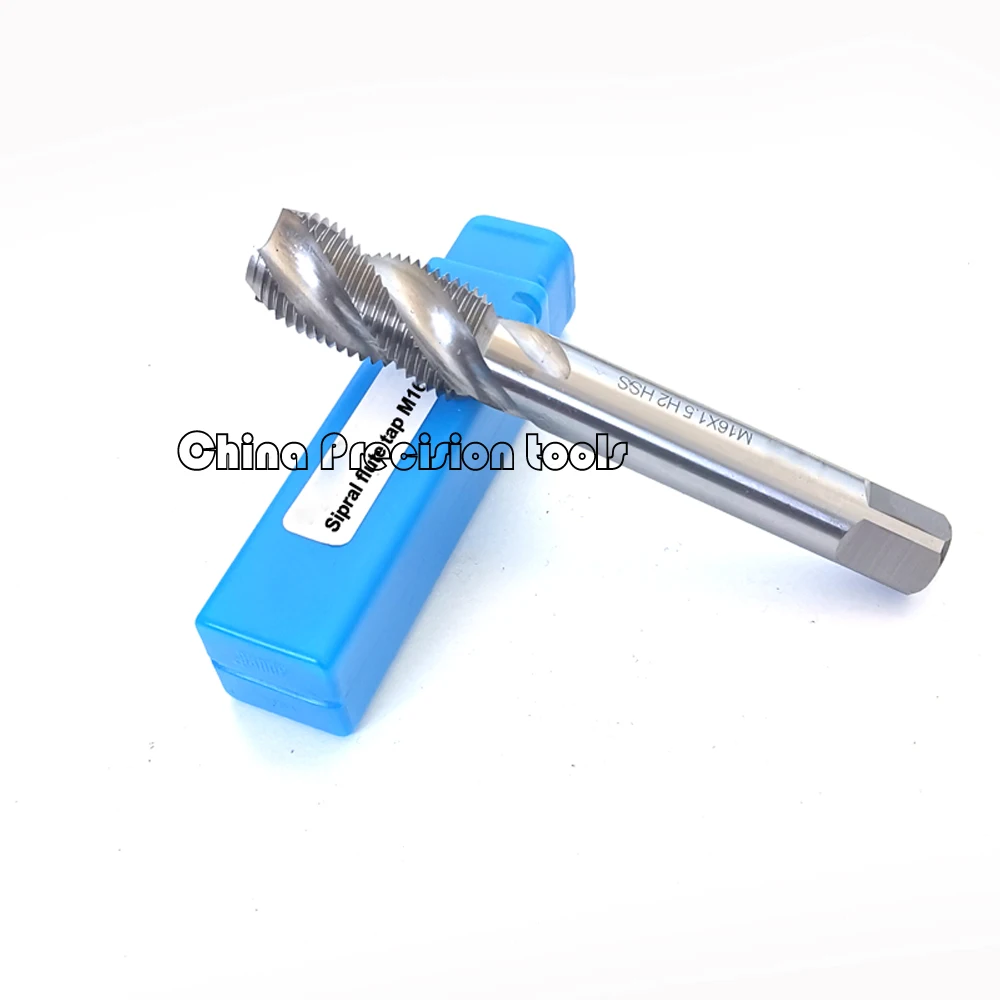 

HSS Right Hand Metric Machine Spiral Flute tap M6 M8 M10 M12 M14 M16 M18 Fine screw Thread cut Fluted taps M20 M22 M24 M27 M30