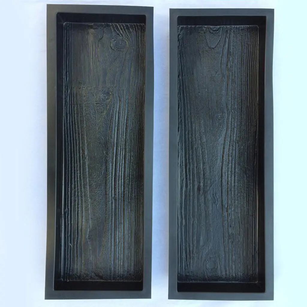 Stepping Stone Mold Wooden Boards Grain Pattern ABS Concrete Mould Garden Path Maker for Home Patio Decoration