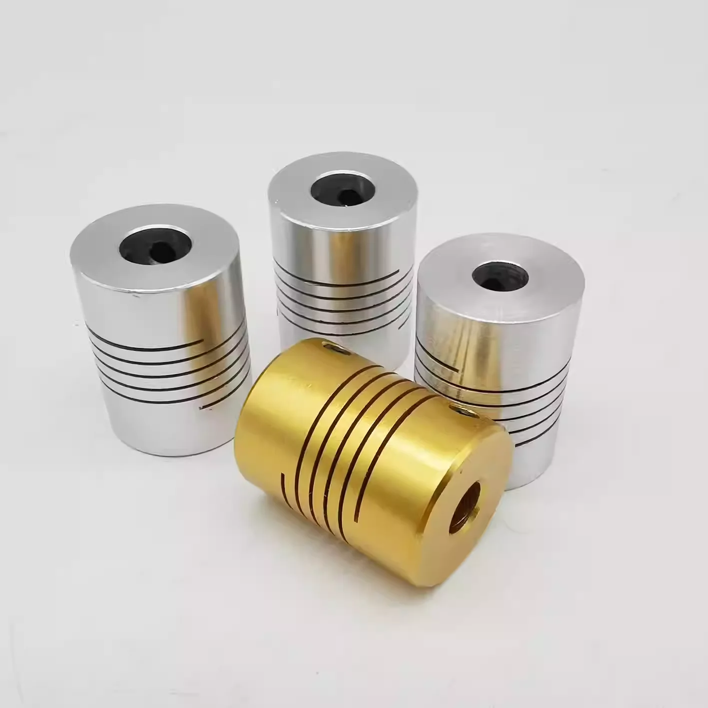 Encoder Coupling Inner Bore for CNC Motor - Briter Absolute Magnetic Rotary Encoder Flexible Shaft Coupling for Rotary Encoder