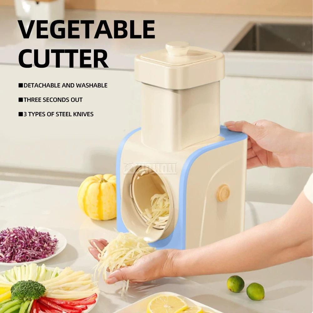 High Quality Electric Vegetable Slicer Multifunctional Household Automatic slicer for Kitchen QCJ-A1
