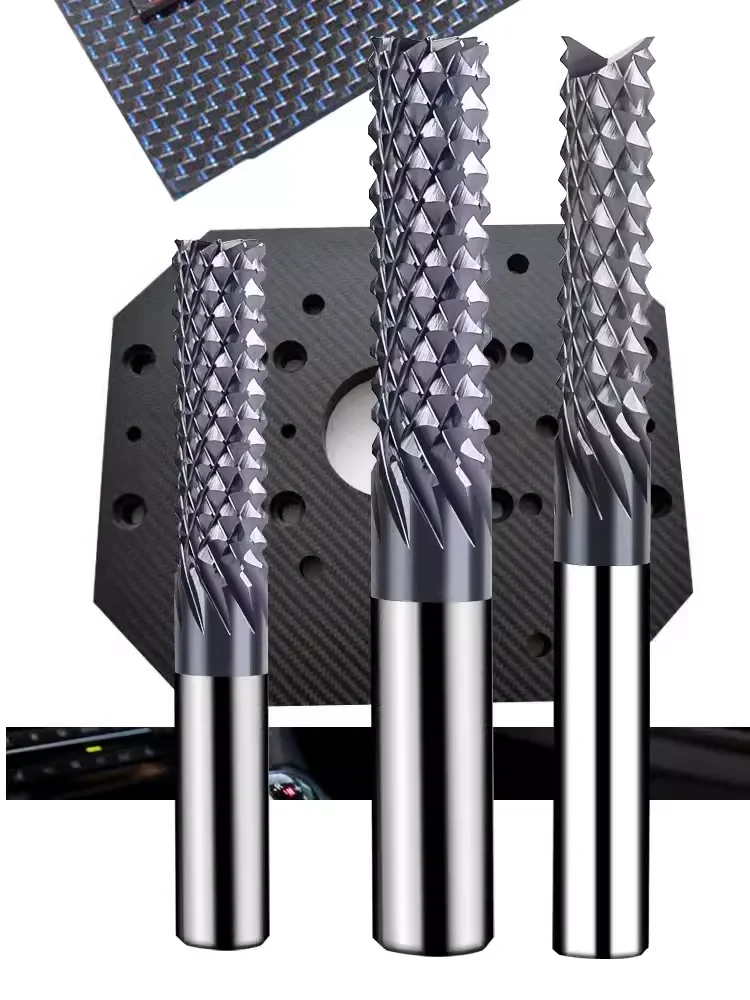 

Imported Diamond Coated Corn Cob Milling Cutter Specialized For Glass Fiber Carbon Fiber Circuit Boards Graphite Materials