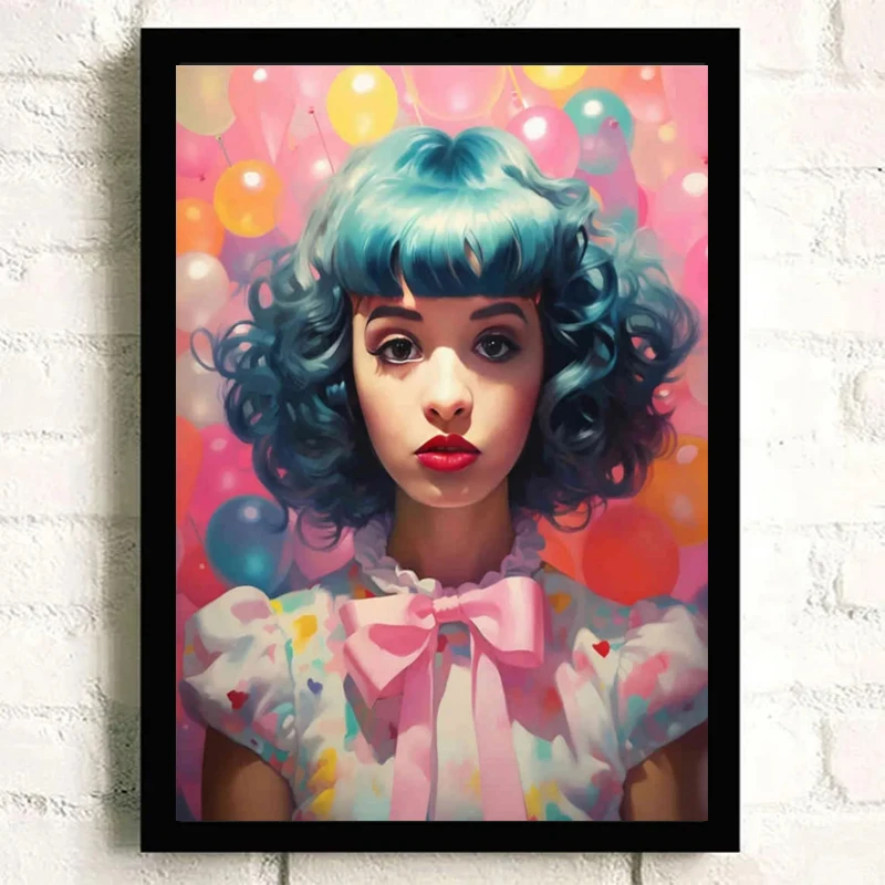 Singer Melanie Martinez Posters Pop Music Album Cover Crybaby Aesthetic Art Home Wall Decor for Room Canvas Painting Pictures