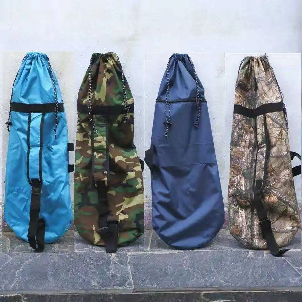 Paquete de aletas largas de buceo, bolsa de almacenamiento de equipo de buceo impermeable, mochila multifunción portátil de gran capacidad para monopatín