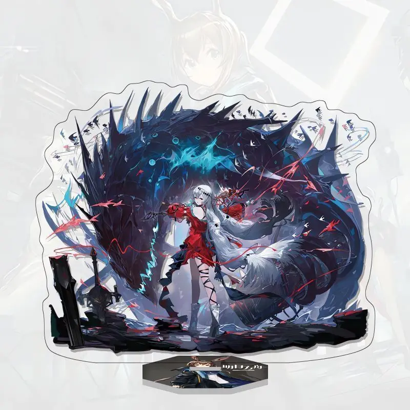 

The "Arknights" merchandise "Amiya, Turbi Heart, Skati" desktop display, classmate gift display, standee, 2D style