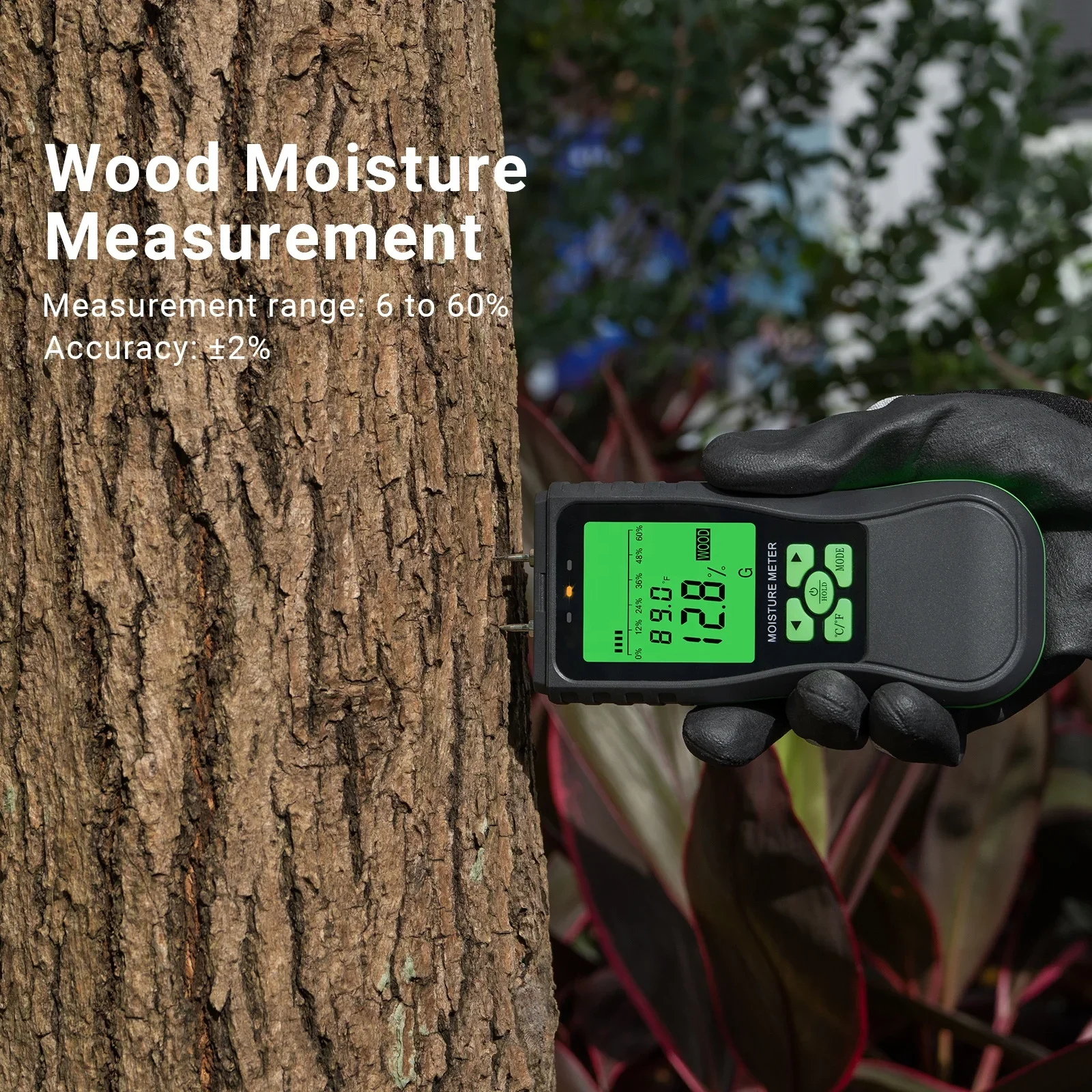 Concrete moisture meter, building humidity tester, moisture meter, wood moisture detector