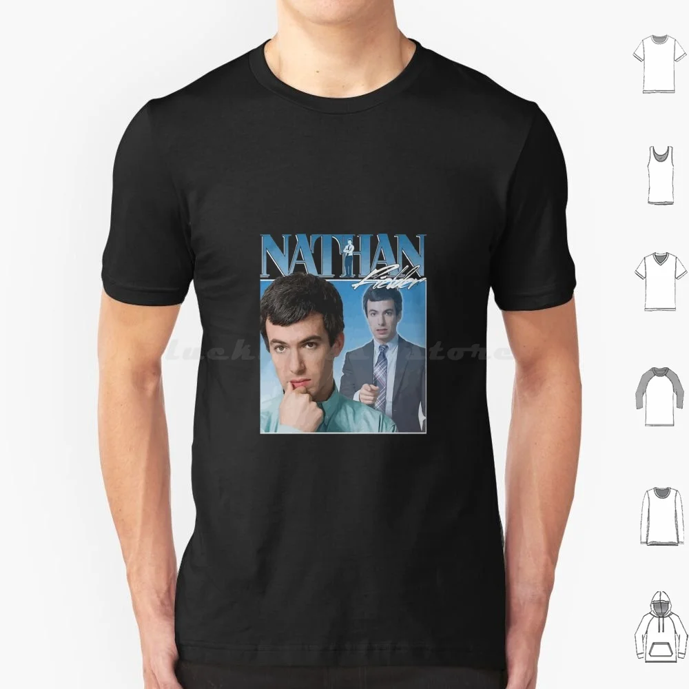 Nathan Fielder 90S Vintage Classic T-Shirt T Shirt Big Size 100% Cotton Nathan Fielder 90S Vintage