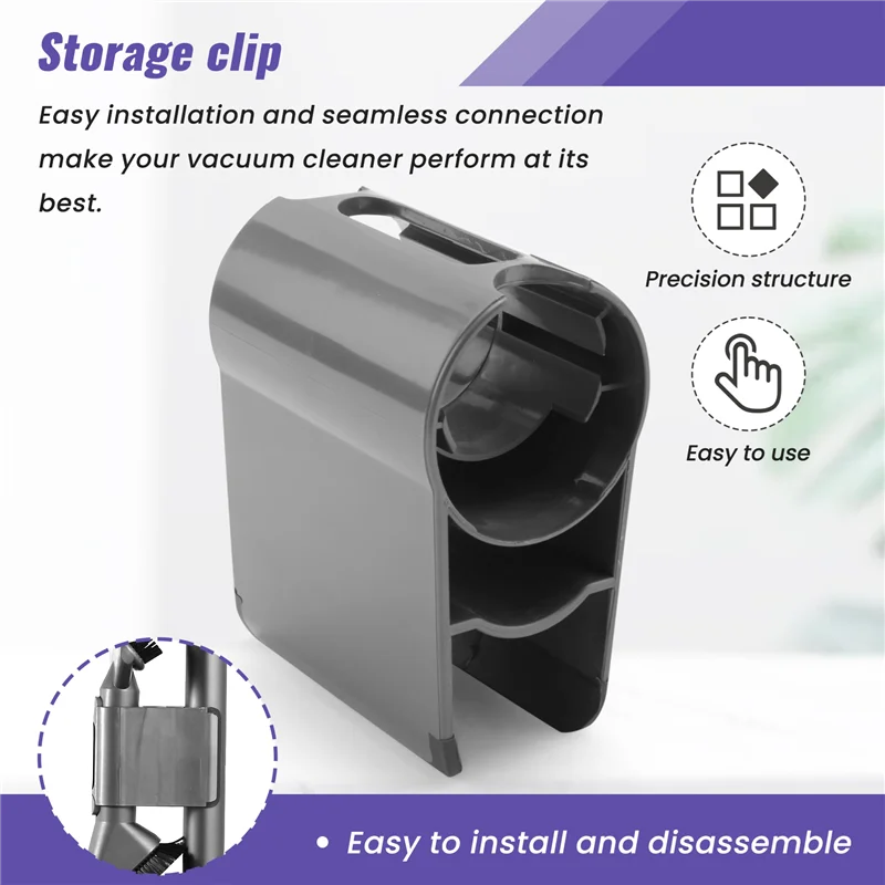 VEHO-Accessory Bracket Vacuum Cleaner Parts Suction Head Storage Clip Suction Head Clip Suction Head Storage Clip