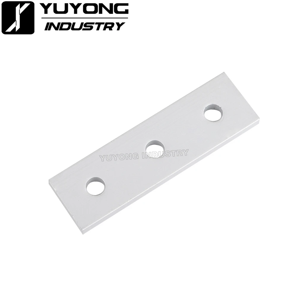 60*18*4mm precise aluminum alloy 3 hole joining strip plate for v-slot/T-slot