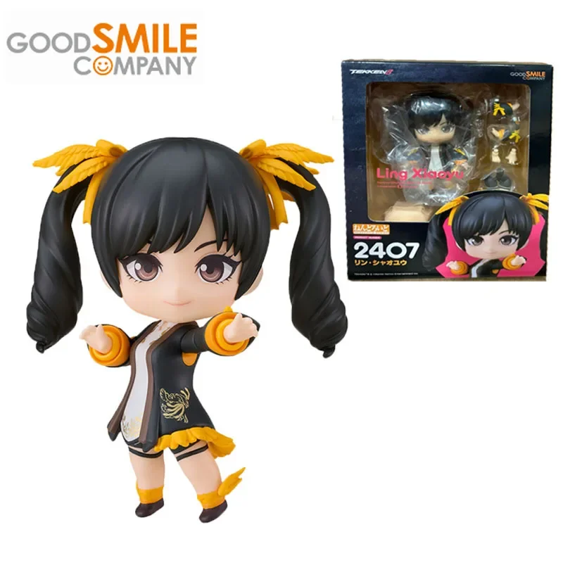 

Фигурка героя мультфильма «Good Smile Nendoroid Tekken 8», оригинальная аниме-фигурка Ling Xiaoyu, игрушки для мальчиков и девочек, детские подарки на день рождения