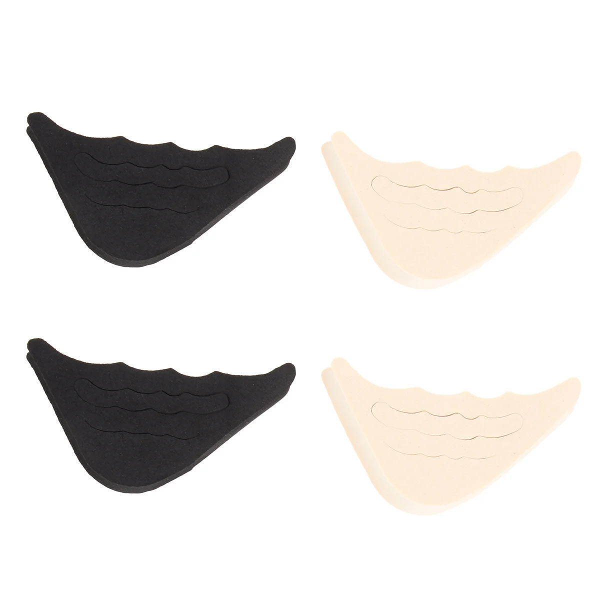 

2Pairs Forefoot Pads Antislip Eva High Heel Insoles Toe Pressure Reduce High Heel Insole Forefoot Pad