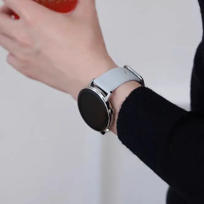 Силиконовый ремешок для Samsung Galaxy Watch 7 FE 5 Pro 4 6 classic 44 мм 40 мм спортивный браслет correa Galaxy Watch 7 ремешок