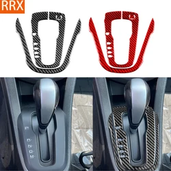 For Chevrolet Sonic 2012-2016 Real Carbon Fiber Stickers Central Gear Shift Gear panel Car Accessories Interior decorative