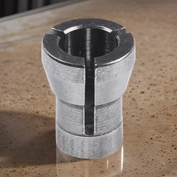 1pc 8*16.5mm Collet Chuck Adapter With Nut Engraving Trimming Machine Chuck Trimmer Electric Router Bit Collets Woodworking Tool