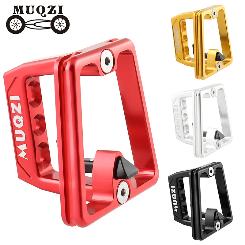 MUQZI Folding Bike Front Bag Carrier Block Bracket For Brompton Dahon Bike Front Carrier Mount Adapter