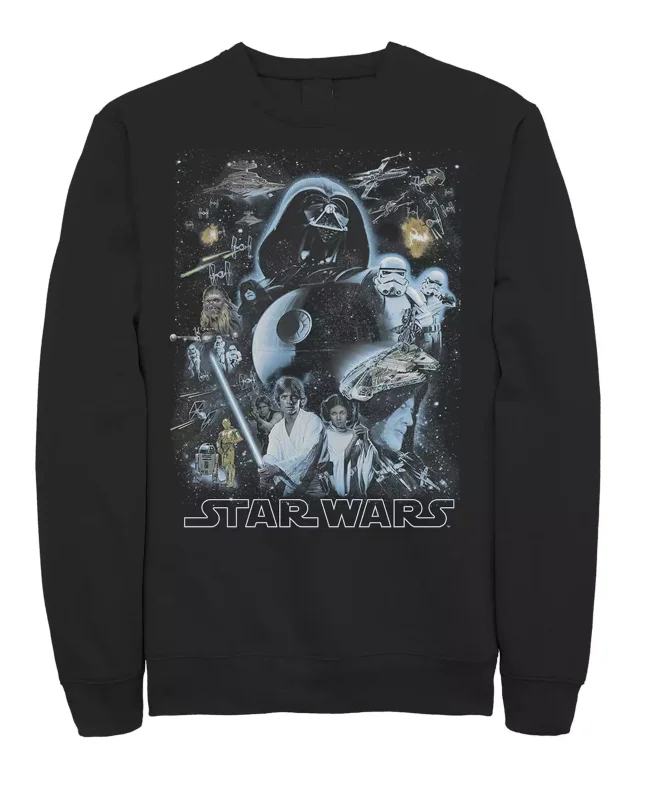 Felpa con cappuccio girocollo quotidiana autunno e inverno sci-fi da uomo e da donna di Star Wars felpa con cappuccio in puro cotone stampato in pile sci-fi