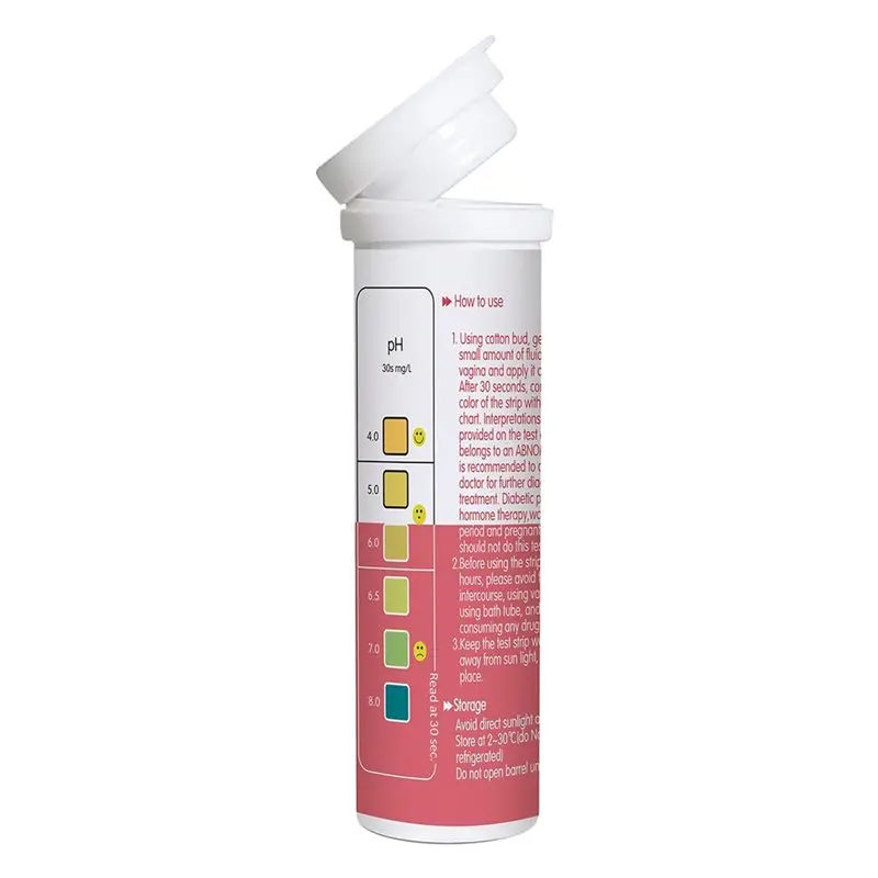 Vaginal Health Testing Strips 100Pcs PH Test Strips, Disposable Intimate Health Prevention Accurate Acidity