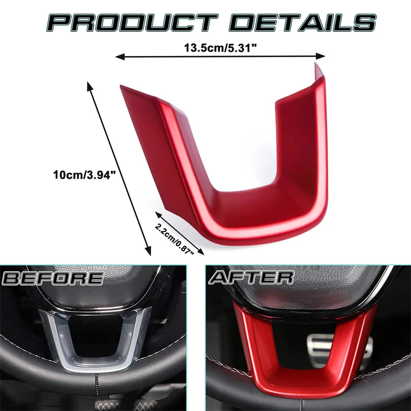 Inner Steering Wheel Lower Bottom Frame Cover Trim for Honda Civic 11th Gen CRV Accord Accessories 2022 2023 2024